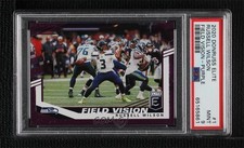 2020 Donruss Elite Field Vision Purple 58/75 Russell Wilson #1 PSA 9 MINT 0ji1
