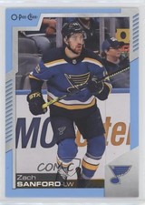 2020-21 O-Pee-Chee Blue Border Zach Sanford #141 02gz