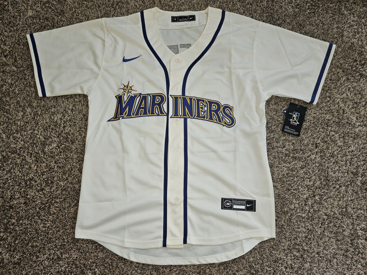 Ken Griffey Jr. #24 Seattle Mariners Men's Classic Cream