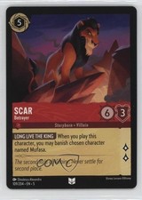 2024 Disney Lorcana - Shimmering Skies 5 Scar Betrayer #109