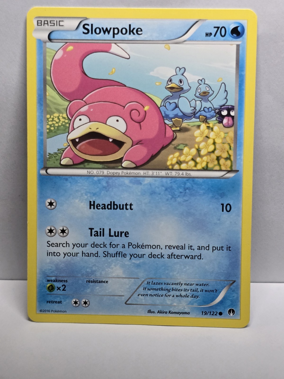 Slowpoke 19/122 Common BREAKpoint Pokemon Near Mint
