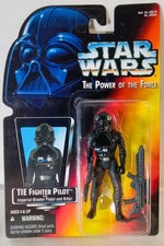 1995 Kenner Star Wars POTF Red Card Tie Fighter Pilot 3.75  Figure Sealed New