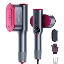 2-in-1 Steamer & Iron for Clothes,15s Fast Heat-up 1200W Portable Handheld Ga...