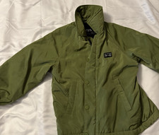 Zara Kids Sz 5 Army Green Jacket- Snap Closure and Zipper- Casual Mood-Coolskate