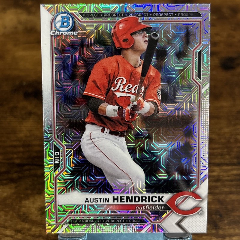 2021 Bowman Chrome Austin Hendrick Mojo Refractor #BCP-55 