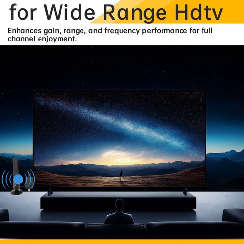 Antenna High Gain Indoor Digital Antenna Amplified Booster for Wide Range6838 - Zdjęcie 2 z 8