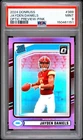 2024 Donruss - Rated Rookie Jayden Daniels #389 Optic Preview Pink Prizm PSA 9