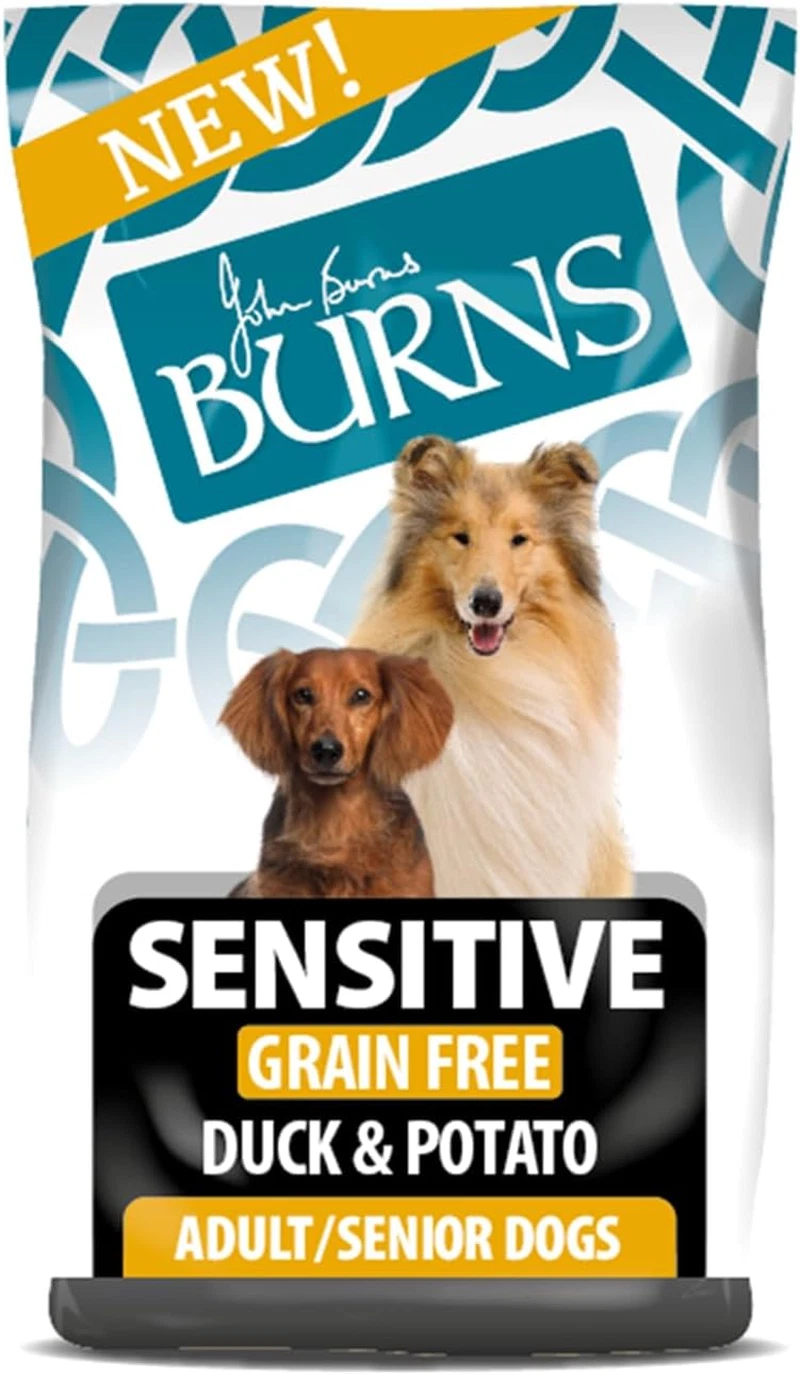 Burns Pet Nutrition Sensitive Grain Free Duck and Potato Adult Dry Dog Food,2 kg
Opens in a new wind