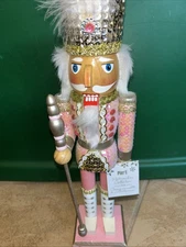 PINK SEQUIN NUTCRACKER 2016 PIER 1 HOLIDAY CHRISTMAS DECORATION DECOR