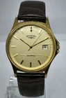 Vintage Rotary Men’s Gold Plated  Watch, Working order 38mm