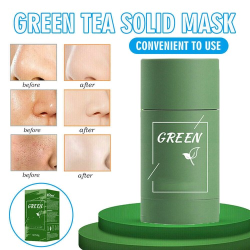2X Natural Green Tea Purifying Clay Stick Mask Oil Control Anti-Acne Fine Solid - Picture 11 of 27