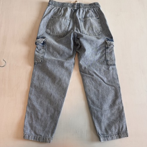 Joggers cargo Gap donna Easy Jean denim elastico in vita con coulisse taglia small - Foto 8 di 13