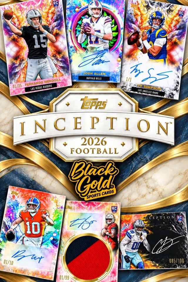 2026 Topps Inception Football Release Day Craze!!!!