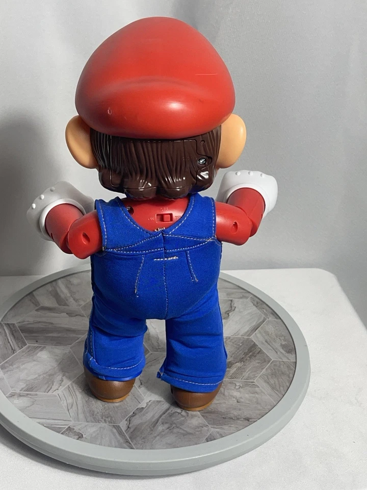 JAKKS Pacific Super Mario Figure 12” 2020 Talking Plush Body Toy Nintendo - Image 2 of 4