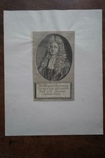 WILLIAM BROMLEY (1663-1732). PORTRAIT ENGRAVING 18th century English politician man