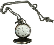 Five-pointed Star Sun Flower Quartz Pocket Watches Necklace Pendant Chain