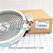 GE Range/Stove/Oven Radiant Surface Element WB30T10132
