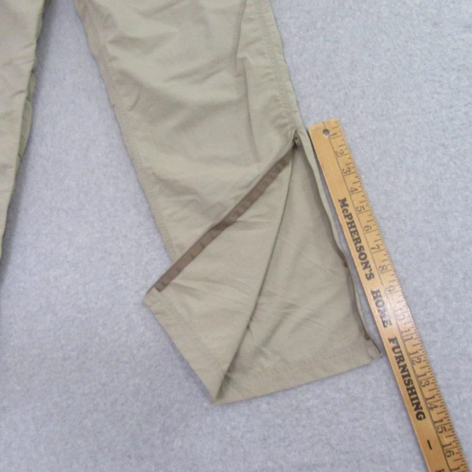 REI Mens Cargo Pants 30 x 29 Beige Hunting Hiking Zip Hem 100% Nylon - Image 3 of 4