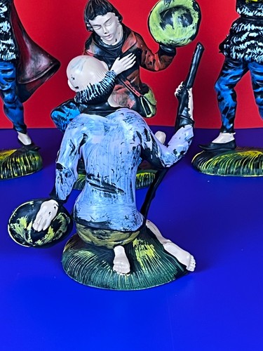Vintage Italian Hand Painted Montecatini 7" Figurines - Picture 3 of 12