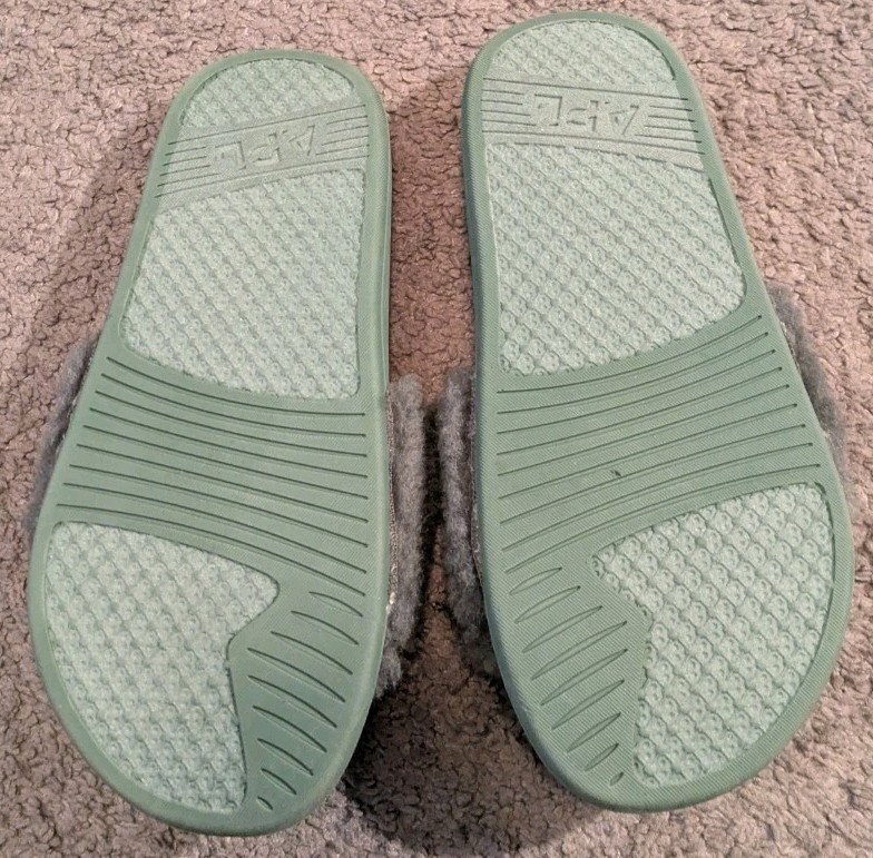 APL Scivoli in Shearling Verde Grigio Donna 6