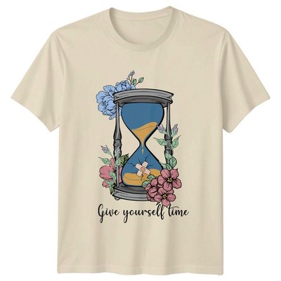 Give Yourself Time T-Shirt Selbstfürsorge psychische Gesundheit Geburtstag Geschenk für Sie und Ihn