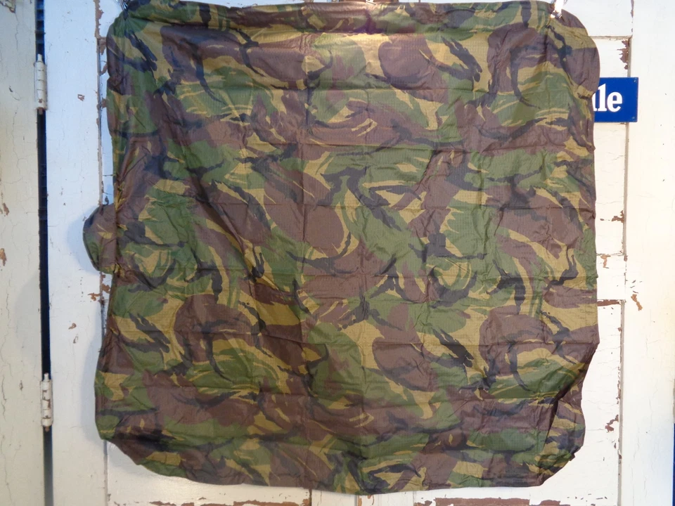 Orig. NL Armee Rucksackcover Regenschutzcover DPM / schwarz 60l Neu
