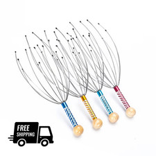 Head Massager Scratcher Neck Massage Scalp Relax Calm Stress Relief Octopus