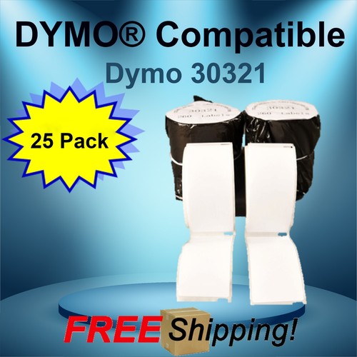 30321 DYMO® Duo Compatible 400 450 Twin Turbo Address Labels Large White Rolls - Picture 21 of 28