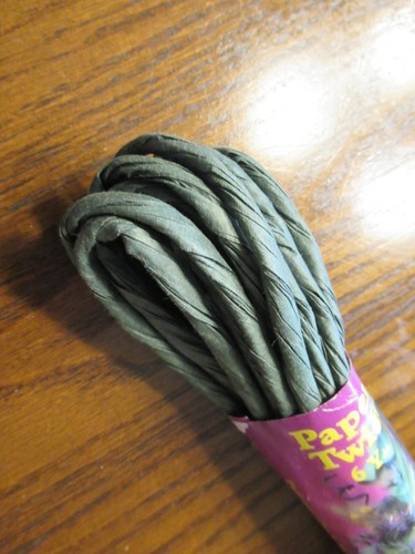 Paper Twist Craft Material Dark Green New ( 6 yards ) - Picture 2 of 5