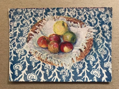 UdSSR Russland Original IZOGIZ Postkarte Igor Grabar Nature Morte Originalausgabe - Bild 1 von 3