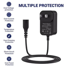 Replacement Charger Cord For Wahl Cordless Magic Clip 8148/8504/2245/8591/1919