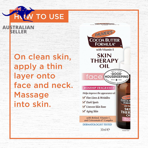 Cocoa Butter Formula Rosehip Skin Therapy Oil for Face, 30Ml - Picture 10 of 12