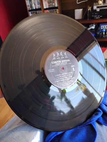 Cirith Ungol Frost and Fire LP w/Insert PLUS PROMO PACK Liquid Flames HM13666 - Picture 11 of 15