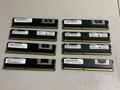 Crucial 64GB (8X8GB) DDR3 PC3-8500 ECC REG DIMM 240-PIN Mac Pro RAM Memory - Picture 1 of 5
