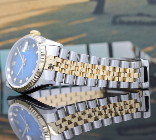Rolex Datejust Stahl/Gold Automatik Ref:16233 mit Rolex Box & Papiere von 1991 - Bild 10 von 14