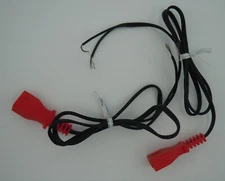 LIFE-LIKE ROKAR "C" TERMINAL PLUGS W/ WIRES ~ PAIR ~ CAN BE USED W/ TYCO MATTEL2