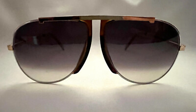 Authentic CELINE CL400261 20B Gold/Silver Palladium Havana Sunglass  (11-19)