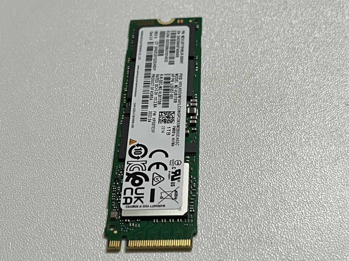 Samsung MZ-VL21T0B 1TB 内蔵型SSD Samsung MZ-VL21T0B 1TB 内蔵型SSD Samsung 1 TB PM9A1 Gen4x4