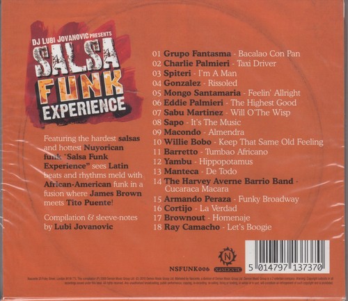 Salsa Funk Experience "Various Artists" NEW & SEALED CD 18 Tracks Posted From UK - Bild 2 von 2