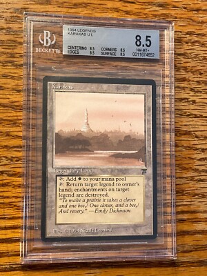 Karakas Legends BGS 8.5/8.5/8.5/8.5 Quad 8.5s MTG NM-MT+ A Beauty