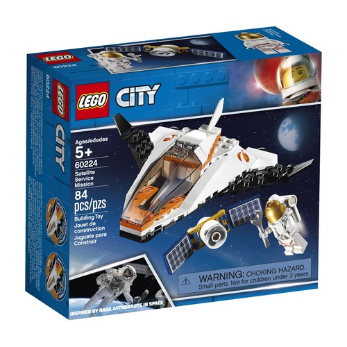 LEGO City Satellite Service Mission Building Toy Set 84 piezas 60224 - Imagen 1 de 1