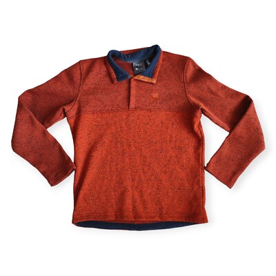Sprayway Minos Fleece - Half Snap - Rusty Orange - Size M
