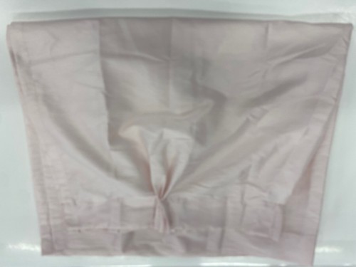 5 tende rosa semplicemente shabby chic pizzicato pieghe pannello foderato finta seta stile raso - Foto 2 di 3
