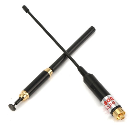 AL800 Gain Dual Band Telescopic Antenna SMA Female for BAOFENG Kenwood HAM Radio - Zdjęcie 6 z 15