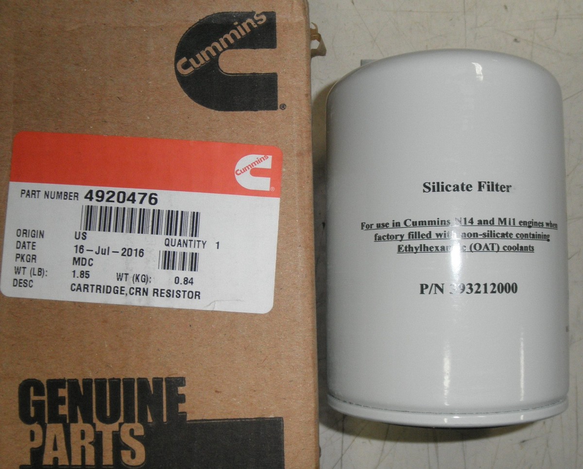 Cummins Filter 4920476 WF2102 2940-01-629-2806 Coolant Filter 