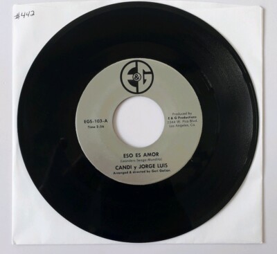 Candi Y Jorge Luis Eso Es Amor / A Otro Mundo EGS 103 VG+ 45 RPM #442