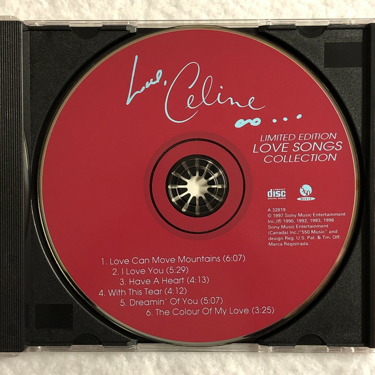 Celine Dion CD Pop Vocals Love Celine 90s 6 Song Limited