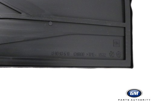 2016-2019 Chevrolet Volt All Weather Cargo Mat 84048479 Black w/ Volt Logo OEM - Picture 7 of 7