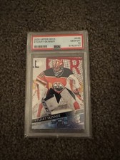 2020-21 Upper Deck Stuart Skinner Young Guns Rookie RC #496 PSA 10 GEM MT