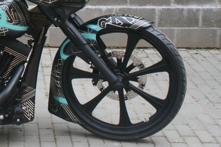 ハーレー　26インチ　フロントフェンダー　バガー　FLTR FLHX ツーリング 26